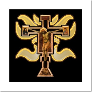 Byzantine Icon Christ on the Cross Posters and Art